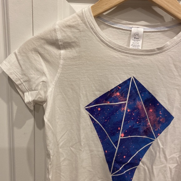 Ivivva White with Blue, Purple & Pink Short Sleeved Tee - Picture 3 of 7